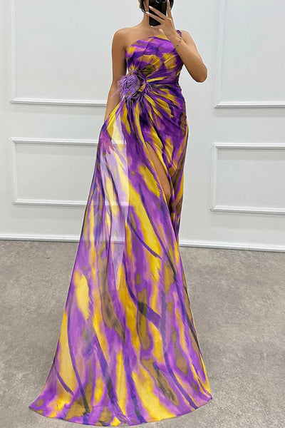 Mia™ | Vestido drapeado y vibrante