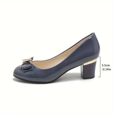 Evelyn™ | Tacones Clásicos con Lazo