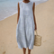 Vestido de verano cómodo sin mangas