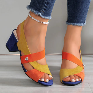 Elara™ | Tacones Cómodos con Correas Cruzadas
