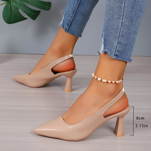 Sophia™ | Tacones Elegantes con Tira Trasera