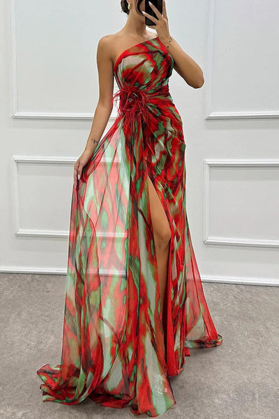 Mia™ | Vestido drapeado y vibrante