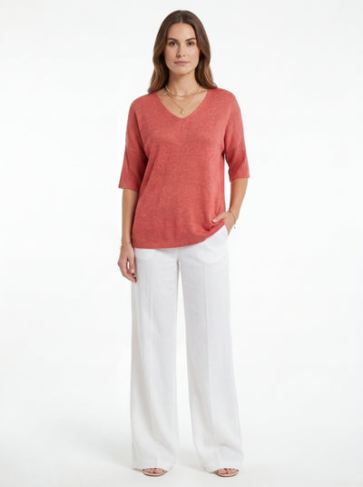 Julia | Blusa con escote en V