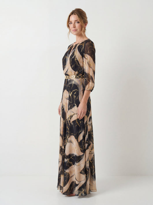 Vestido Gasa Estampado