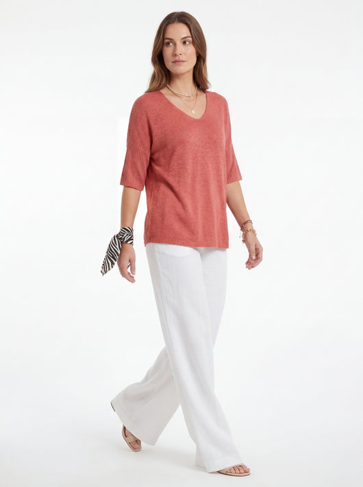 Julia | Blusa con escote en V