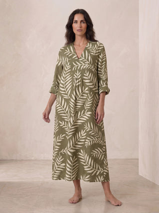 Vestido de verano estampado favorecedor