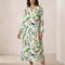 Vestido de verano estampado favorecedor