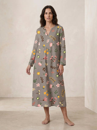 Vestido de verano estampado favorecedor