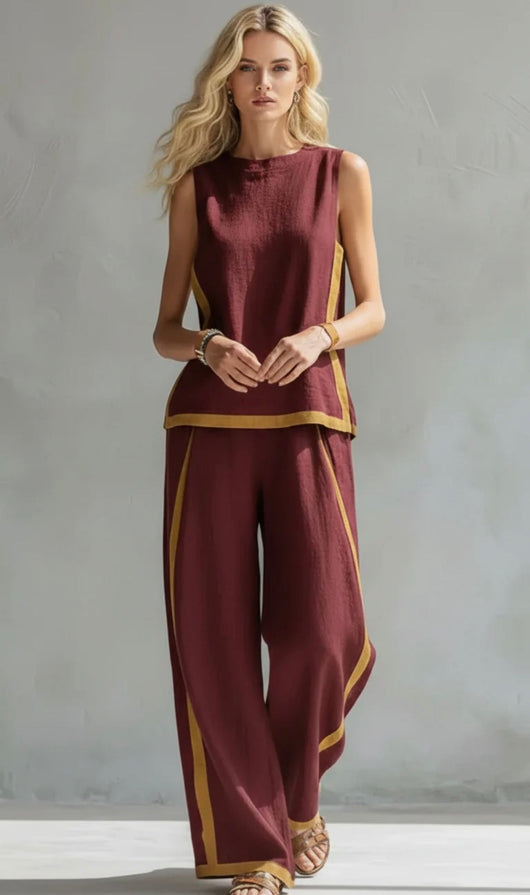 Leila™ | Conjunto Elegante de Dos Piezas