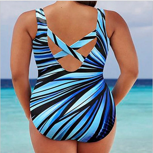 Lina | Tu monokini push-up a rayas para un look femenino de verano