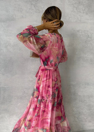 Hazel™ | Vestido envolvente floral
