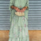 Nora Vestido de Capas - Verde Claro