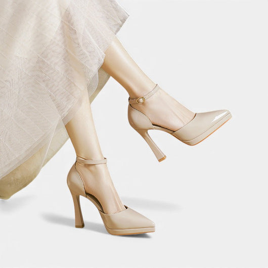 Evette™ | Tacones de cuero