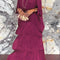 Vestido de capas Nora - Escarlata