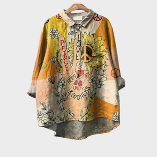 Coline | Blusa de lino elegante para el verano