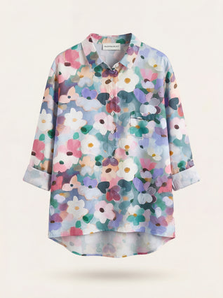 Elise | Blusa de lino elegante para el verano
