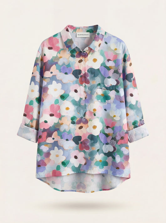 Elise | Blusa de lino elegante para el verano