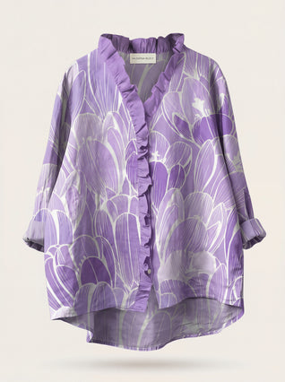 Lara | Blusa de lino elegante para el verano