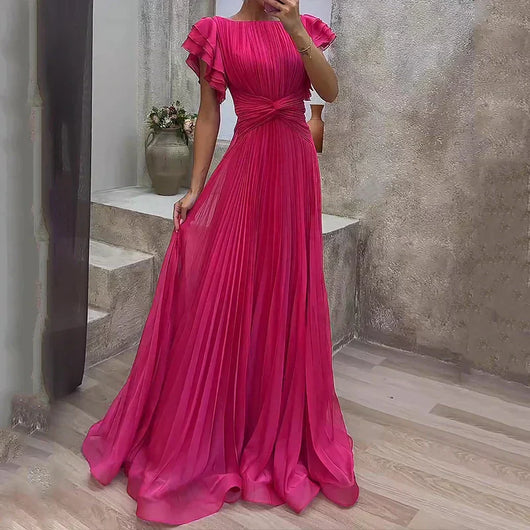 Lara | Vestido de noche plisado