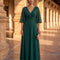 Lucía - Vestido de chiffon con escote en V