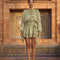 Vestido Corto Volantes