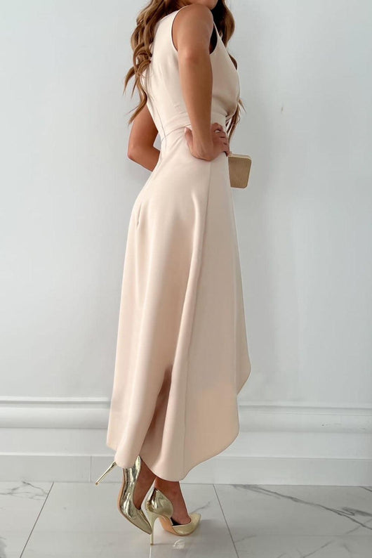 Charlotte™ | Vestido midi envolvente con escote en V