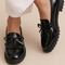 Cailie - Zapatos con lazo y flecos