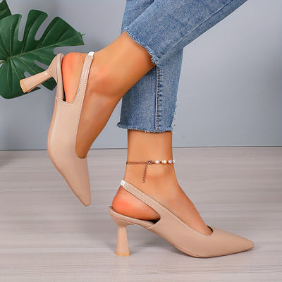Sophia™ | Tacones Elegantes con Tira Trasera