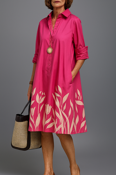 Grace™ | Vestido midi cómodo