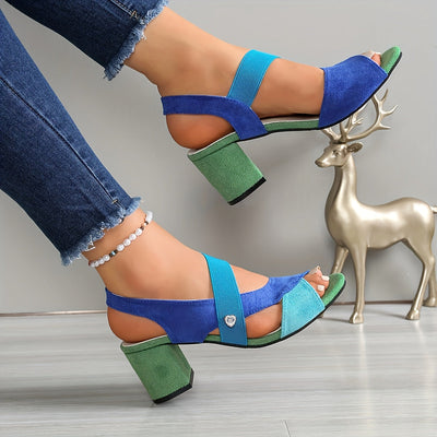 Elara™ | Tacones Cómodos con Correas Cruzadas