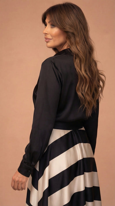 Mila™ | Vestido maxi a rayas