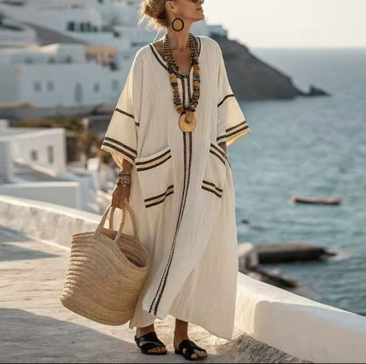 Elegant Mary - Vestido largo de playa para un look veraniego con estilo