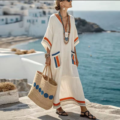 Elegant Mary - Vestido largo de playa para un look veraniego con estilo
