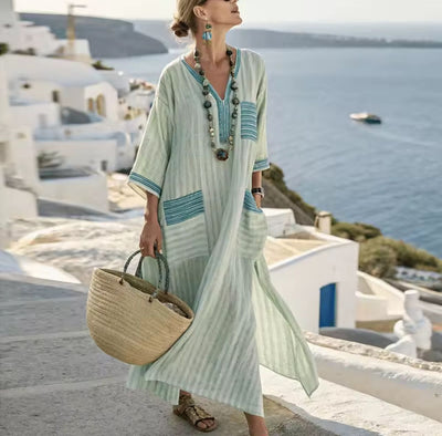 Elegant Mary - Vestido largo de playa para un look veraniego con estilo