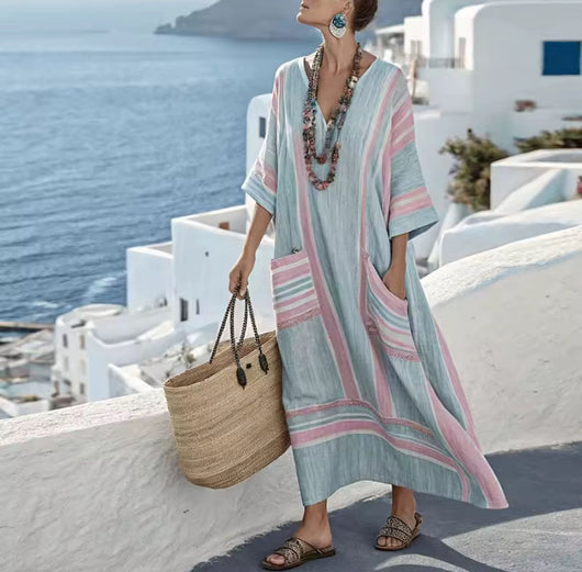 Elegant Mary - Vestido largo de playa para un look veraniego con estilo
