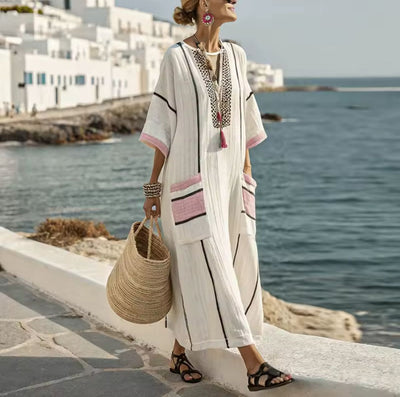 Elegant Mary - Vestido largo de playa para un look veraniego con estilo